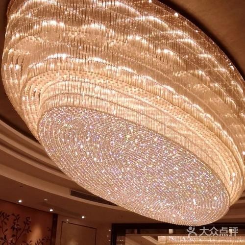 Hotel Lobby crystal chandelier oval design Art Deco Crystal Chandeliers indoor foyer