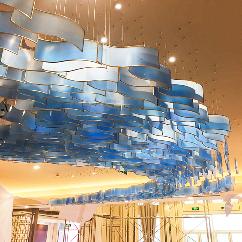 Lobby chandelier modern design
