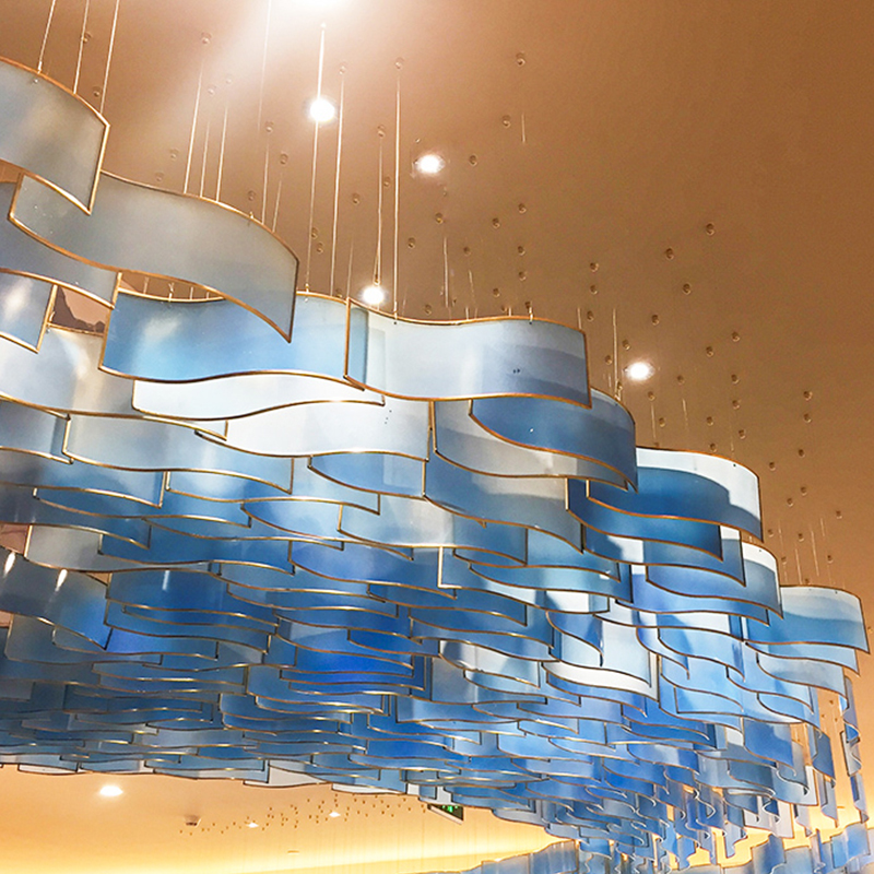 Lobby chandelier modern design