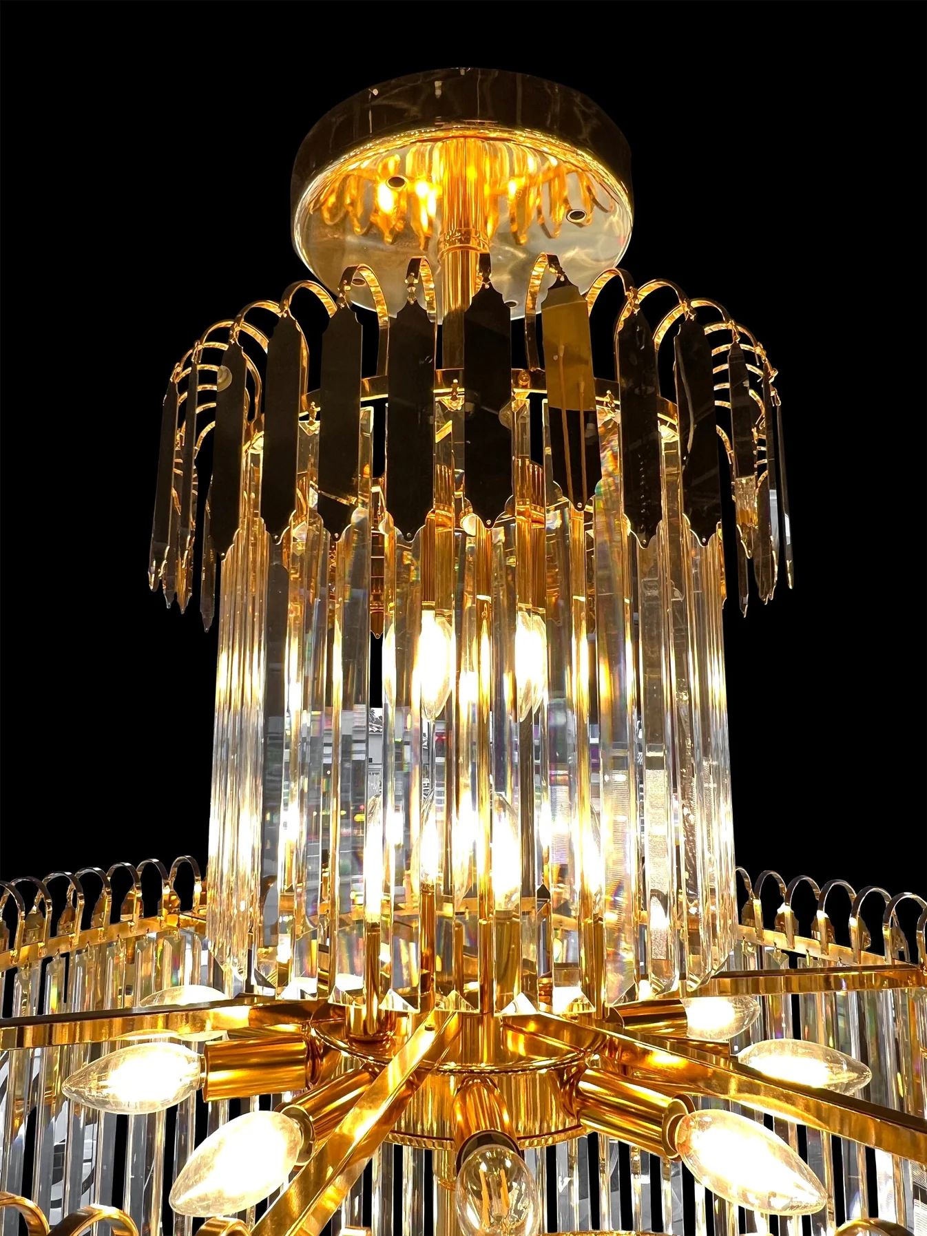 Grand Spiral Crystal Luxury Chandelier