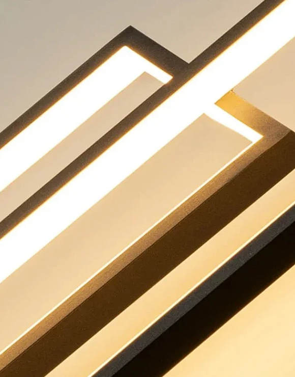 Modern Large Vertical Rectangle Chandelier For Staircase