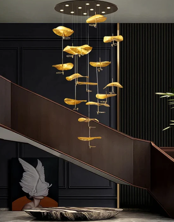 Jenissa Vintage Staircase Chandelier