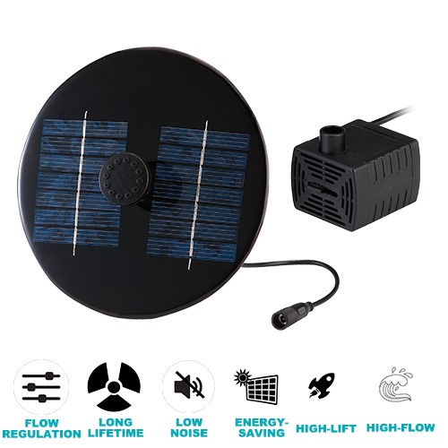 Solar Powered Pond Fountain Water Pump