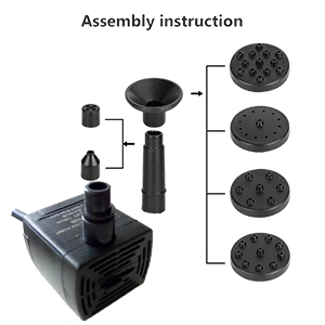 Solar Powered Pond Fountain Water Pump