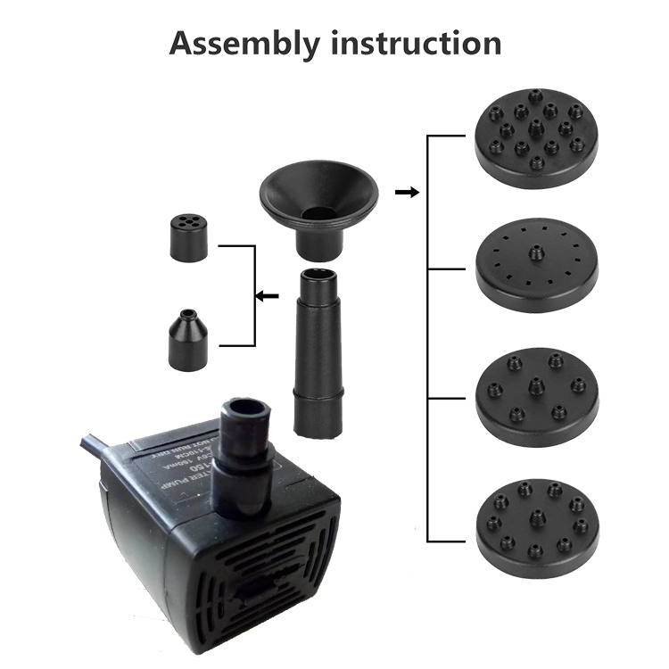 Solar Bird Bath Pump