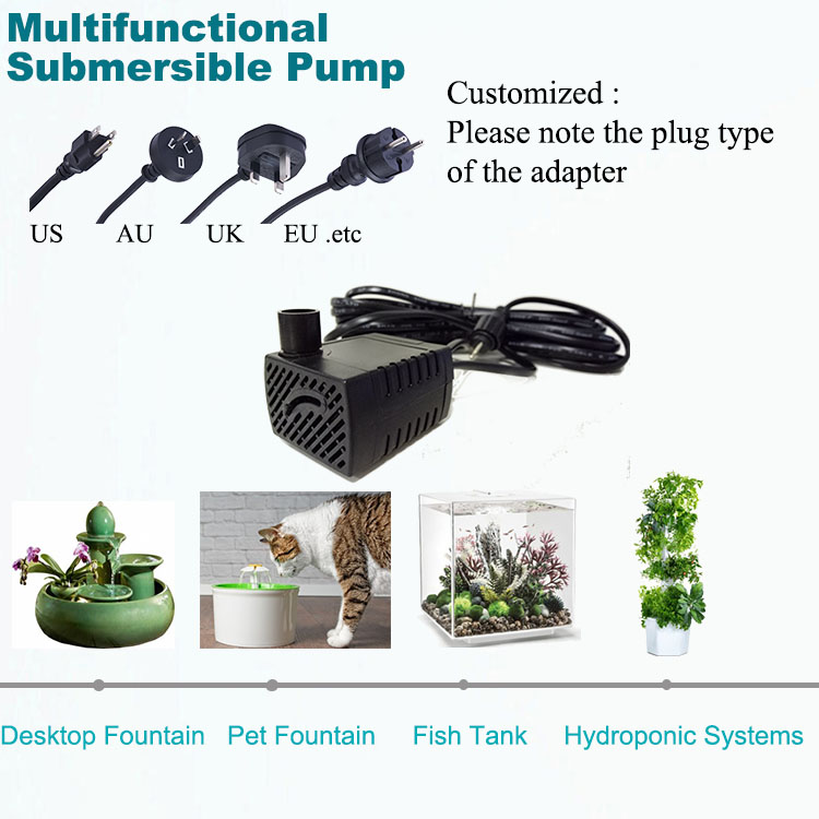 Supply Mini Submersible Aquarium Fish Circulation Pump Light Wholesale
