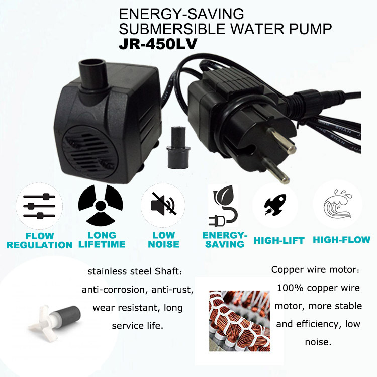 Supply Small Water Fountain Aquarium Pump with light Wholesale Factory