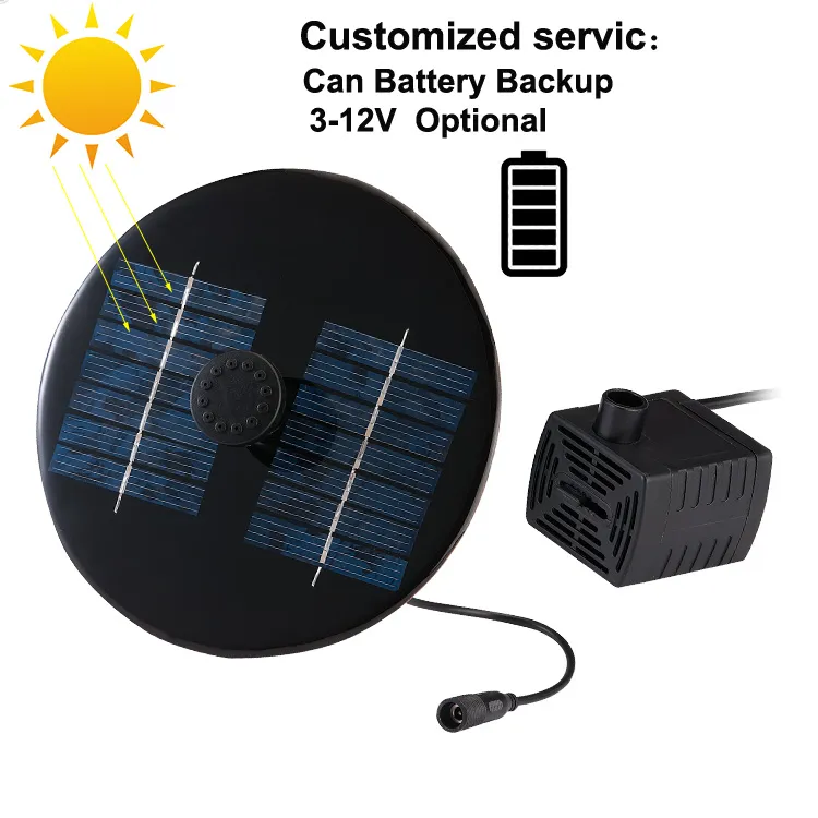 Features and Benefits of Solar Bird Bath Fountain Fish Pond Mini Water Pump