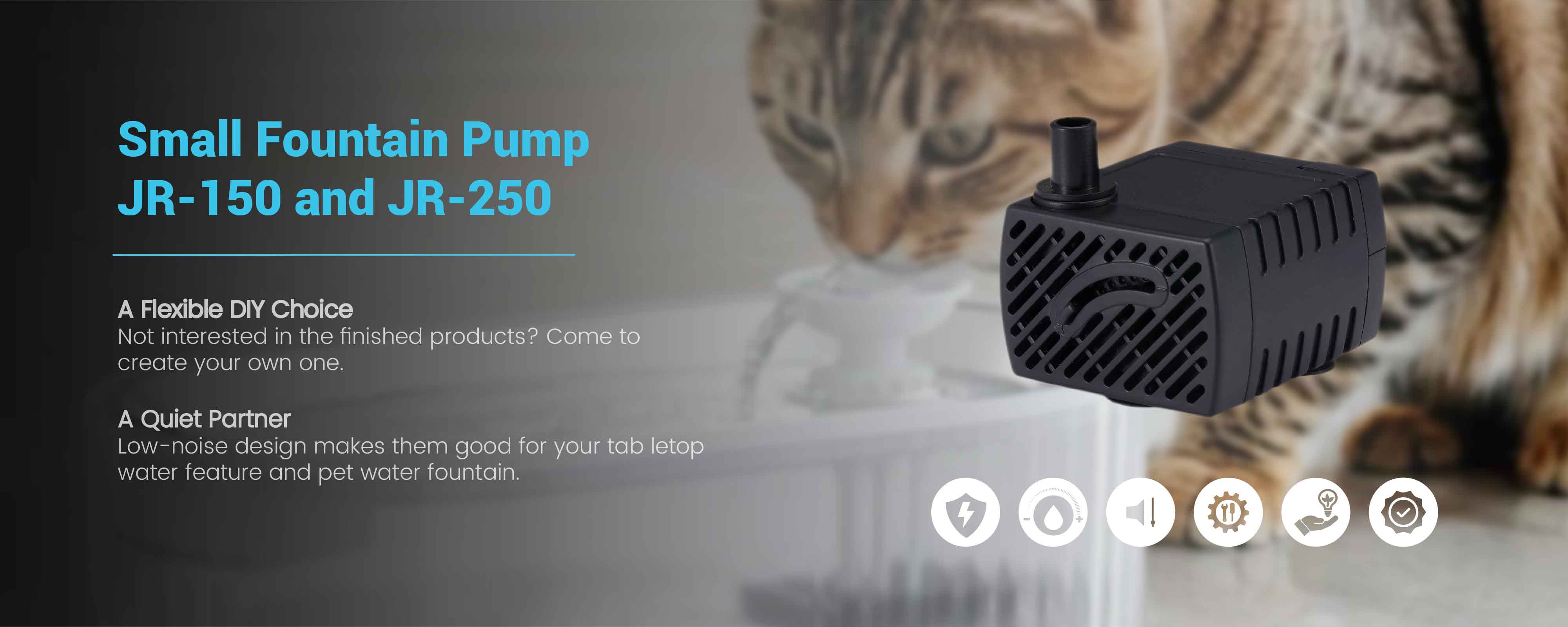 Haofy Reservoirpomp voor huisdieren, vervangende pomp voor bloem, kat, fontein, dompelpomp voor waterpomp, ultrastil laag energieverbruik, motor, elektrische waterpomp voor huisdieren, waterfonteinen Haofy Reservoirpomp voor huisdieren, vervangende pomp voor bloem, kat, fontein, dompelpomp voor waterpomp, ultrastil laag energieverbruik, motor, elektrische waterpomp voor huisdieren, waterfonteinen
