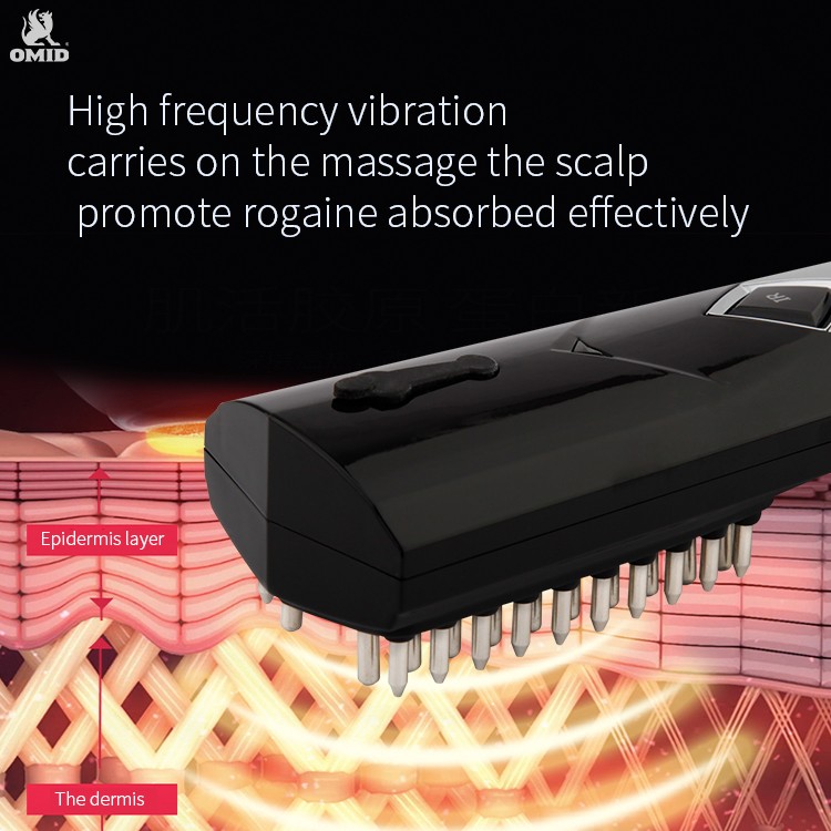 Supply Hair Growth Laser Health Therapy Electric Red Led Light Hair Growth Scalp Massager