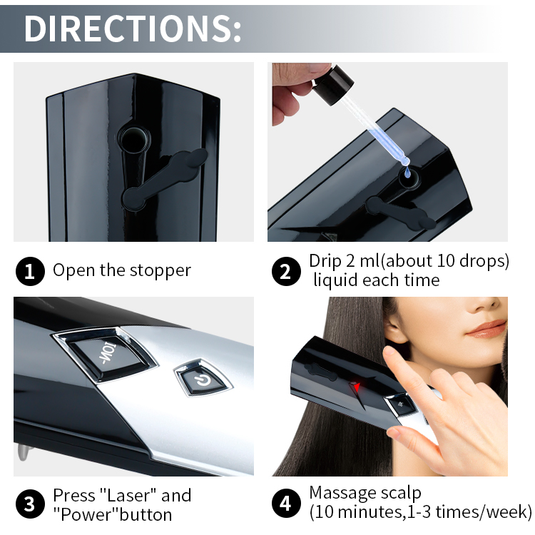 Supply Hair Growth Laser Health Therapy Electric Red Led Light Hair