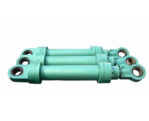 What materials are generally used for hydraulic cylinders