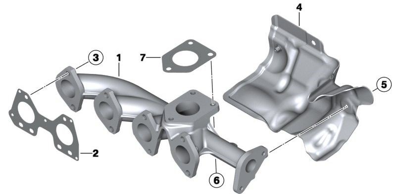 automobile exhaust manifold