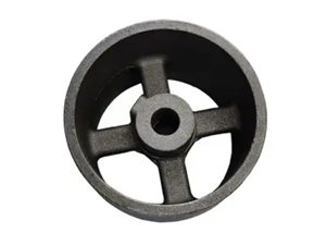 Heavy duty cast iron castor wheel