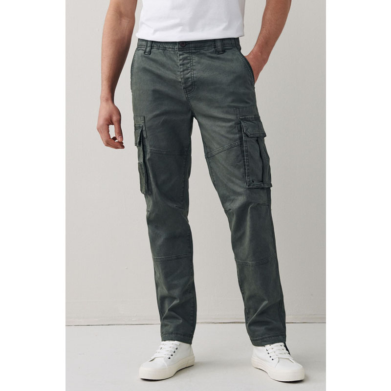 Bojówki męskie Spodnie sportowe spodnie chinosy męskie Spodnie outdoorowe z kieszeniami spodnie z bawełny organicznej