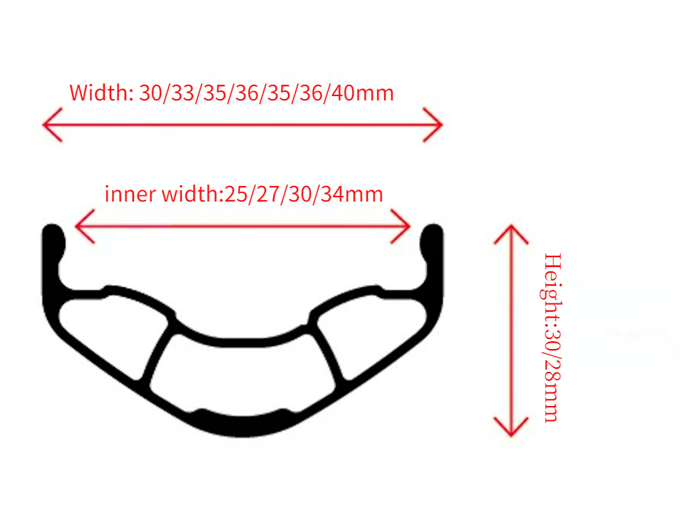 26 inch mtb wheelset rim brake