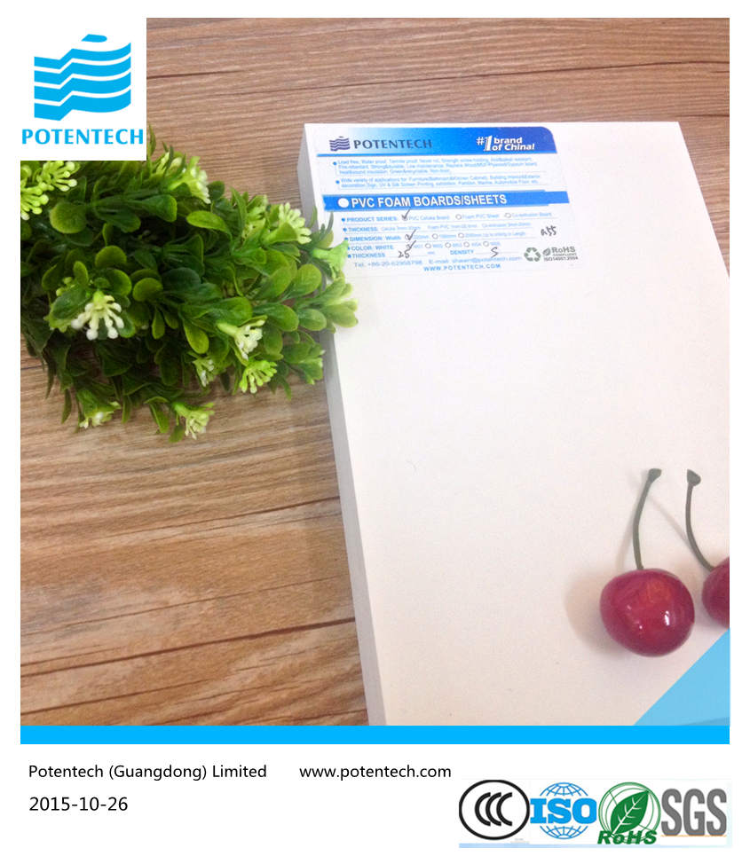 Lead Free High Density PVC Celuka Board For Furniture Use