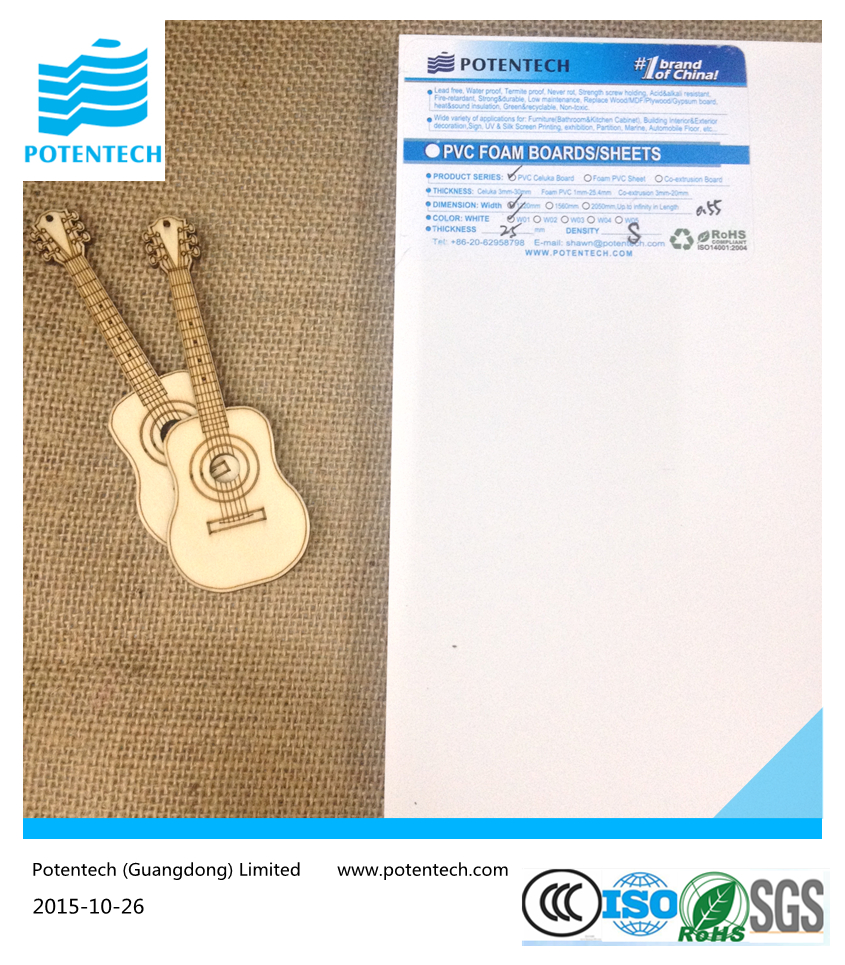 High Quality Building Material PVC Celuka Cabinet Use Sheet Boards
