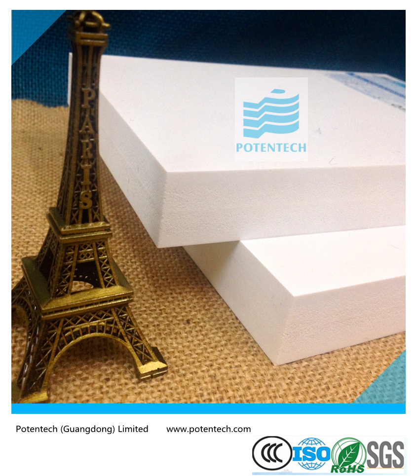 High Quality Building Material PVC Foam Sheet Boards With Bule Film