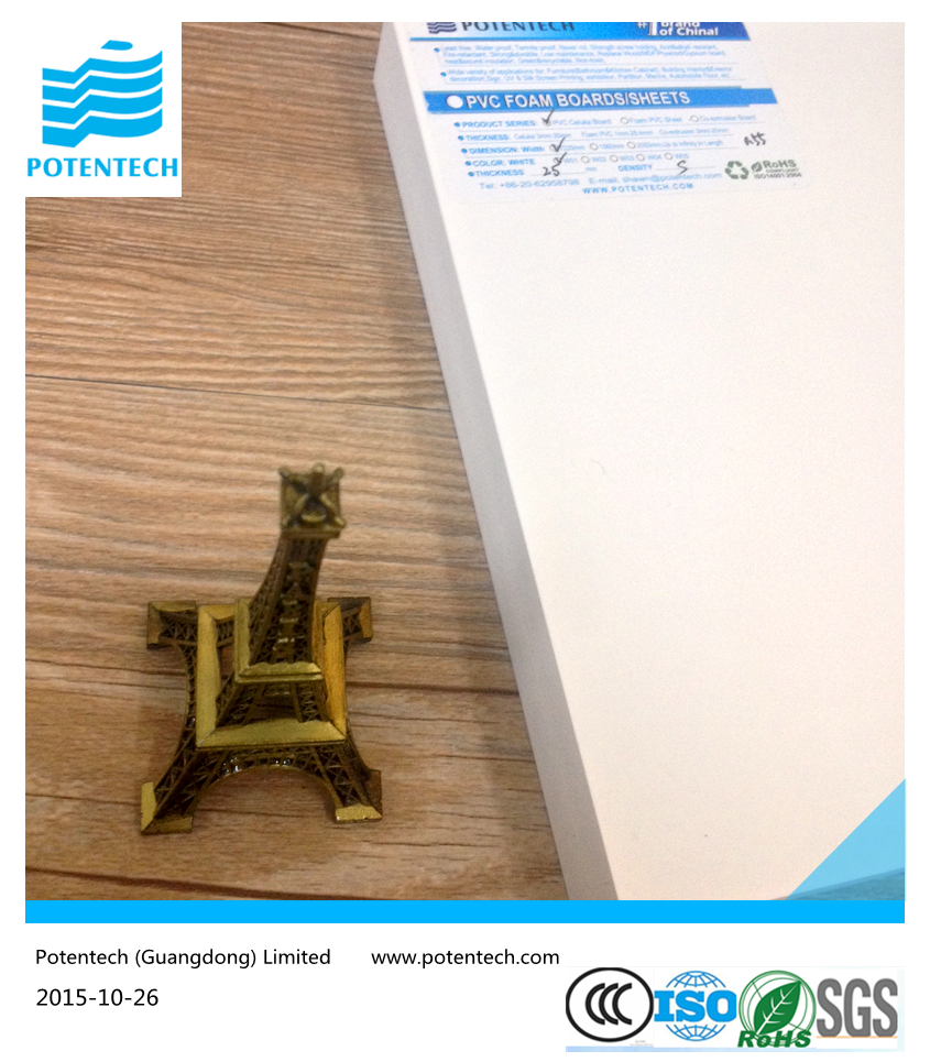 High Quality Building Material PVC Foam Sheet Boards With Bule Film