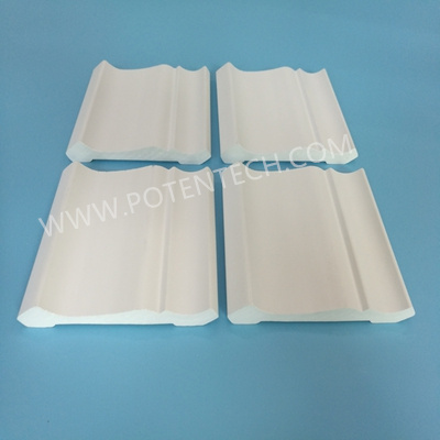 White Smooth Surface PVC Crown Moulding For House Decoration