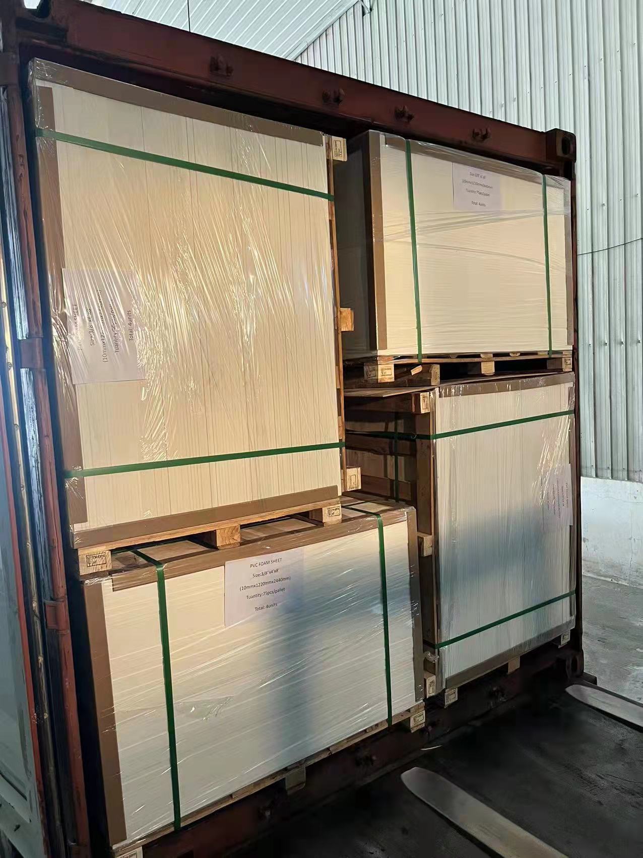 What is the package to 3mm PVC Foam board/sheet 4x8 and why?