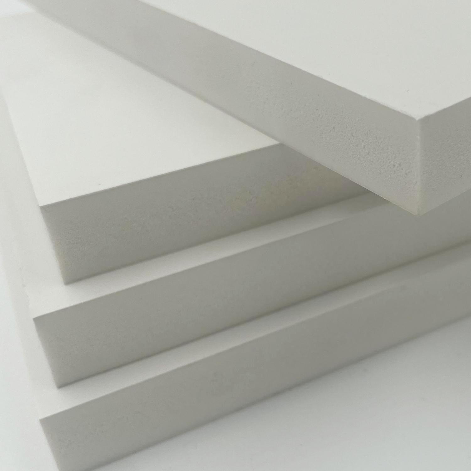 Papan buih Co-extrusion PVC Berkilat Tinggi untuk papan perabot kabinet