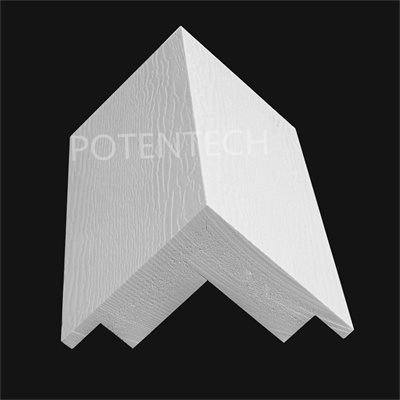 Waterproof Never Rot PVC Corner Board Outside Corner with Wood Grain