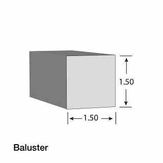 PVC Baluster Mouldings
