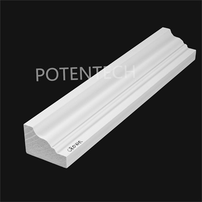 UV resistant Exterior House decoration PVC Rams Crown Mouldings