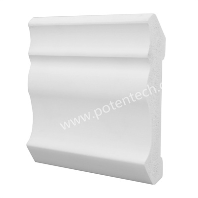 12-ft Finished White PVC Exterior Crown Moulding
