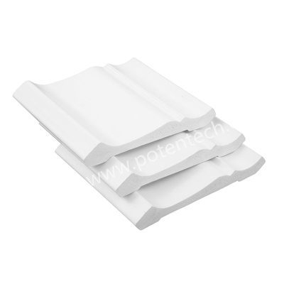 12-ft Finished White PVC Exterior Crown Moulding