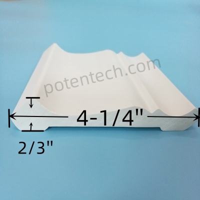 18 ft Exterior PVC Crown Moulding for house