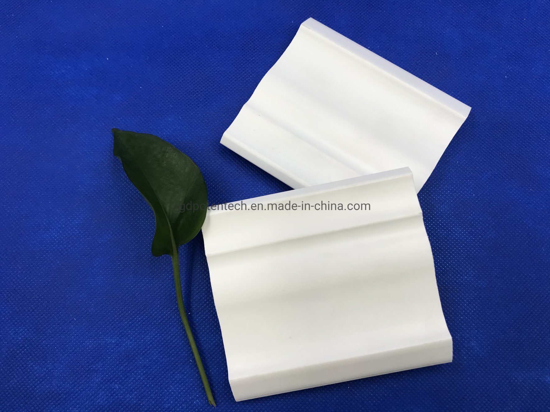 Waterproof PVC 5'' Crown Moulding Finishing Decoration for exterior and interior house