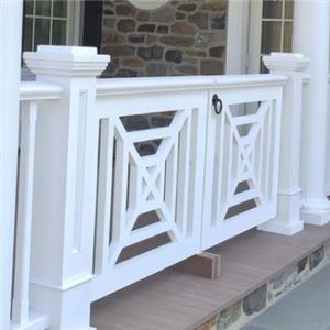 Cellular PVC Sheet 4×8 to railing systems
