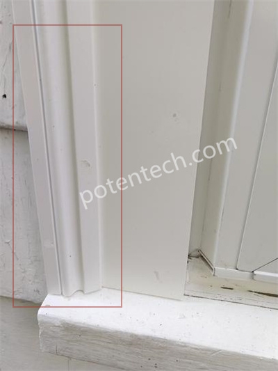 Waterproof Exterior PVC Casing Shingle Moulding
