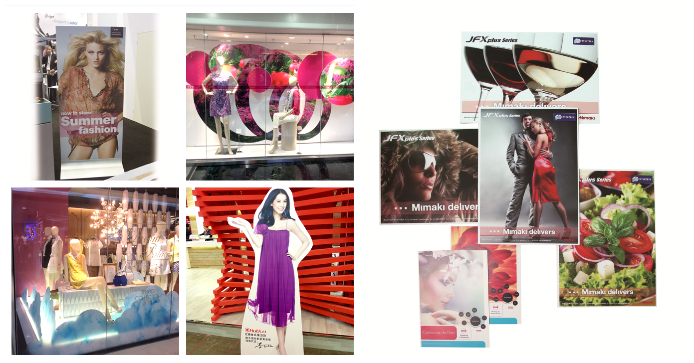 How is PVC Forex board used in advertising?