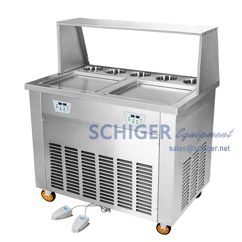 Thai Intelligent Controlled Rolled Ice Cream Machine Factory