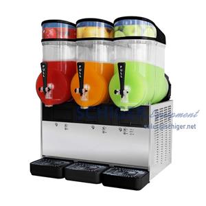 Congélateur de glace pilée congelée Granita Three Tanks