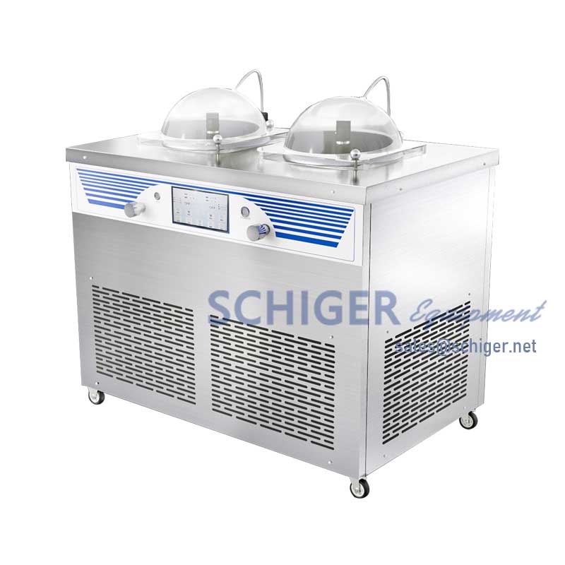 Professional 2 Tanks Machine Fresh Ice Cream Gelato Machine Factory