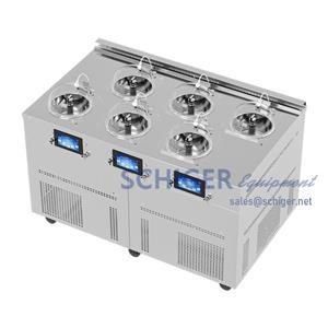 Stainless Steel 6 Tanks Display Batch Freezer