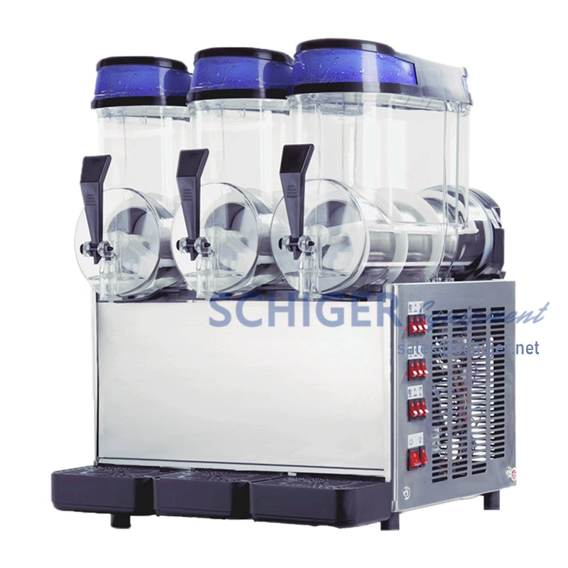 3 Bowls Automatic Ice Frozen Smoothie Slush Making Machine