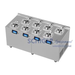 Big Production 8 Tanks Live Ice Cream Batch Freezer