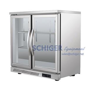 Commercial Undercounter Beverage Refrigerator with Glass Door | Custom Sizes Available