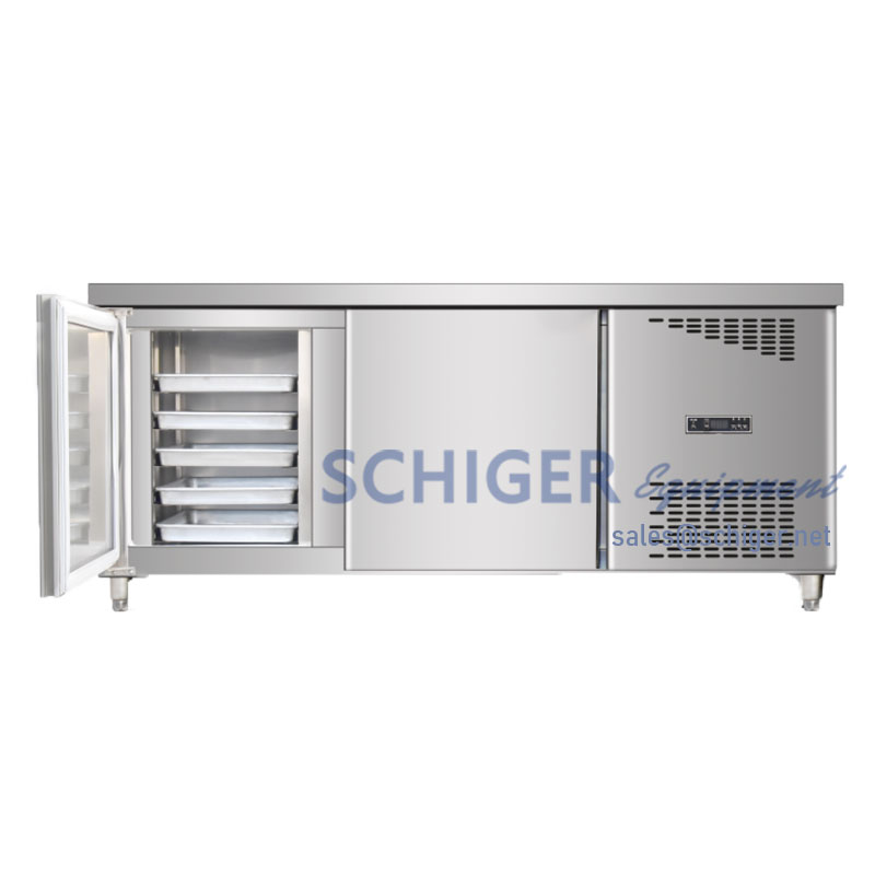 Commercial Stainless Steel Undercounter Tray Refrigerator & Freezer for Professional Food Storage