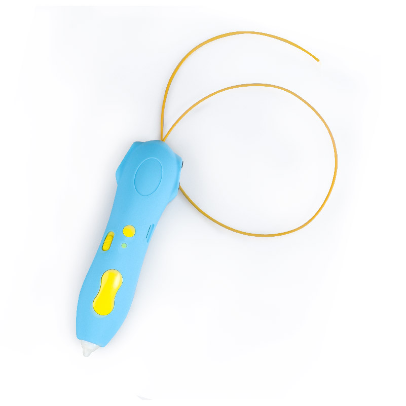 3D Printing Pen 1.75mm PCL Filament Refillable Silicone Design For Kids
