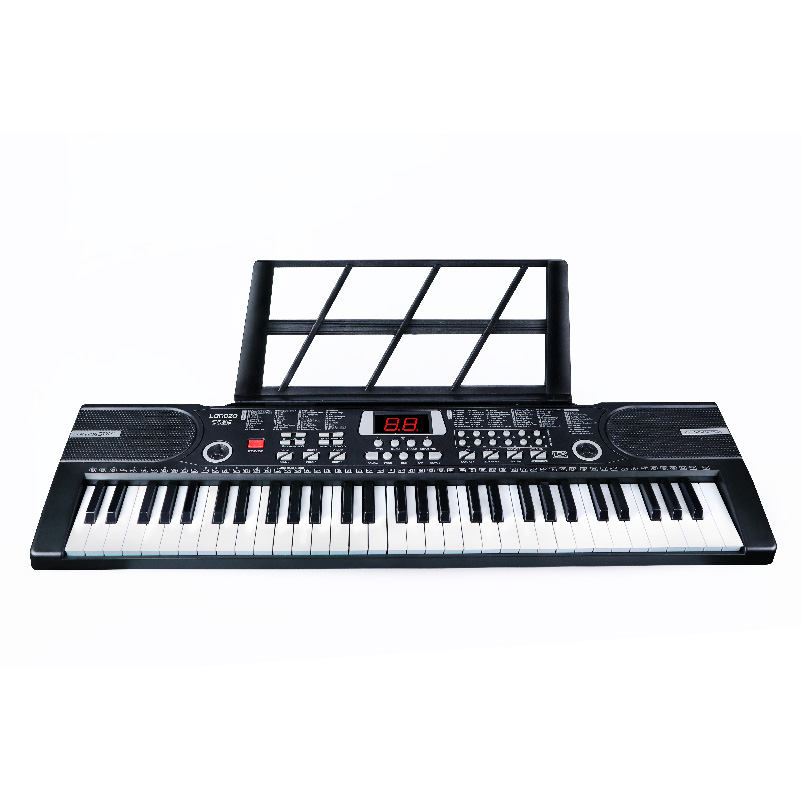 61 Keys Multi-functional Electronic Keyboard For Beginners And Kids With Microphone And Headphone