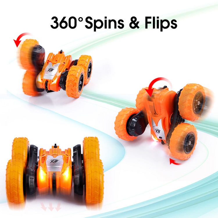 360 spin double side remote car toy