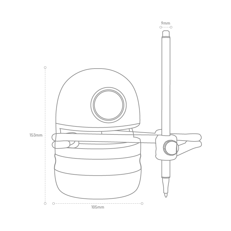 With Corporation Drawing Robot Quincy LZ001 Plastic USB