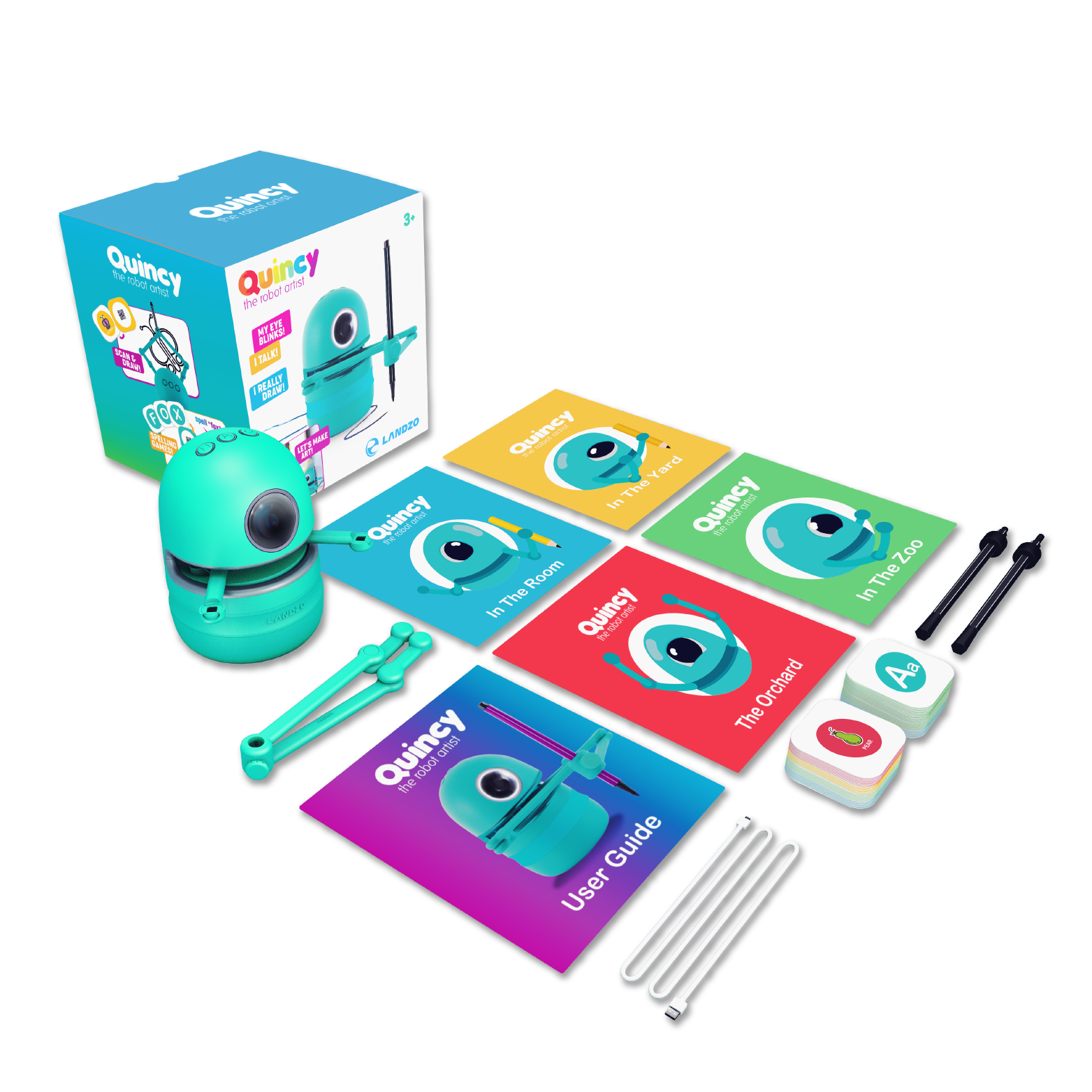 Supply Quincy Education Talking Drawing Robot Toy for Kids Wholesale  Factory - Landzo Toys